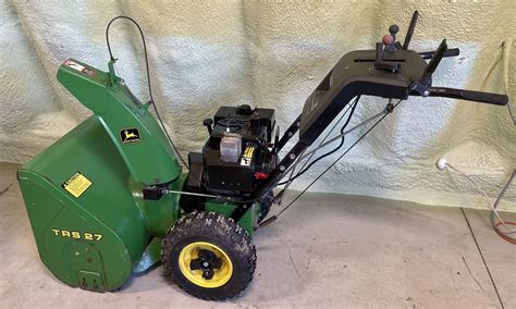 john deere snowblower walk behind